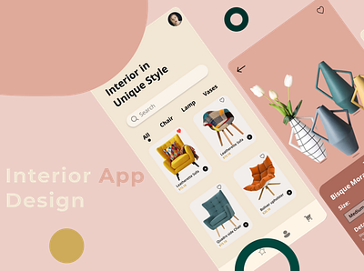 Interior app design concept app branding design illustration ui ux web