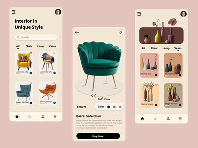 Interior App Design Concept