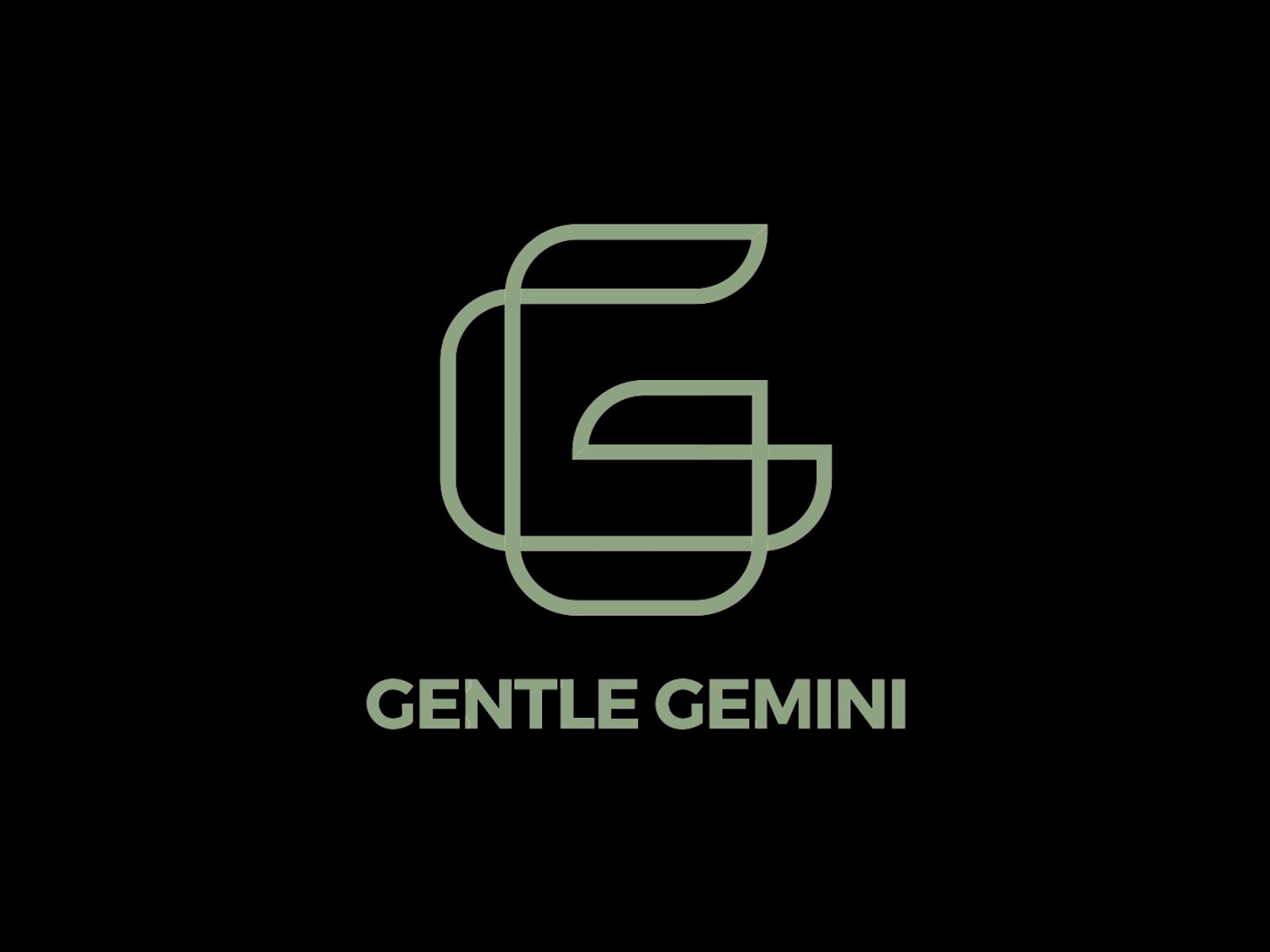 Gentle Gemini Logo animation 2d animation animated gif animated logo intro logo animation logo intro logo motion logo reveal logoanimation motion graphics motion logo smooth stroke logo animation