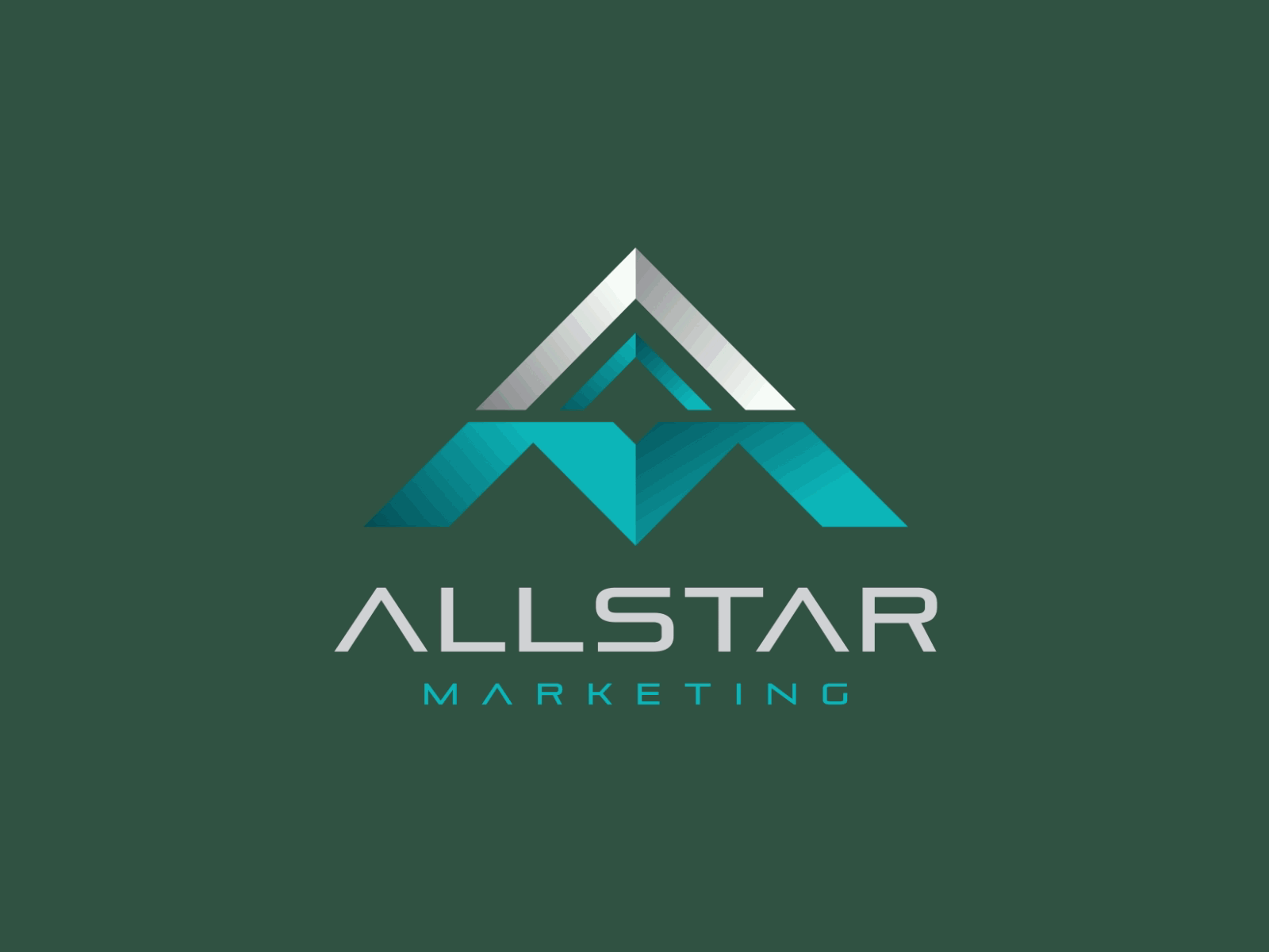 Logo animation for Allstar marketing 2d animation after effects anima animated logo animation dribbble graphic design intro logo logoanimation marketing motion graphics reveal stroke