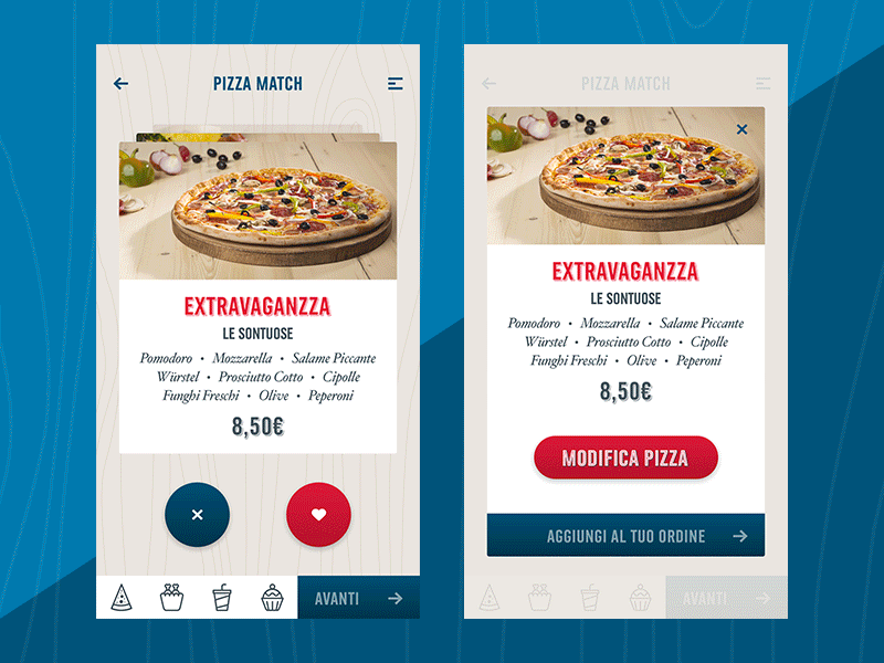 Domino’s - Pizza Match animation app dominos gif icon illustration interaction love match pizza