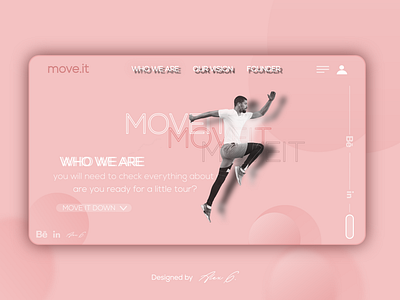 moveit Landing Page Design