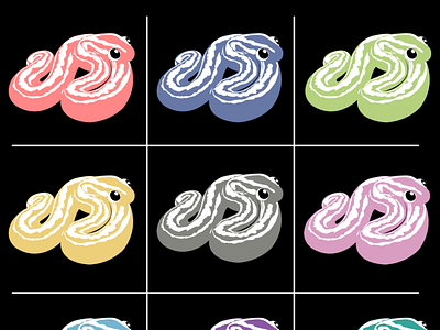 Series of 🐍 ! adobe illustrator cartoon graphic design illustration snake