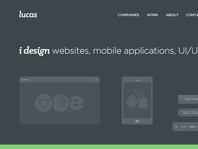 Portfolio wip design madebylucas portfolio web web design webdesign