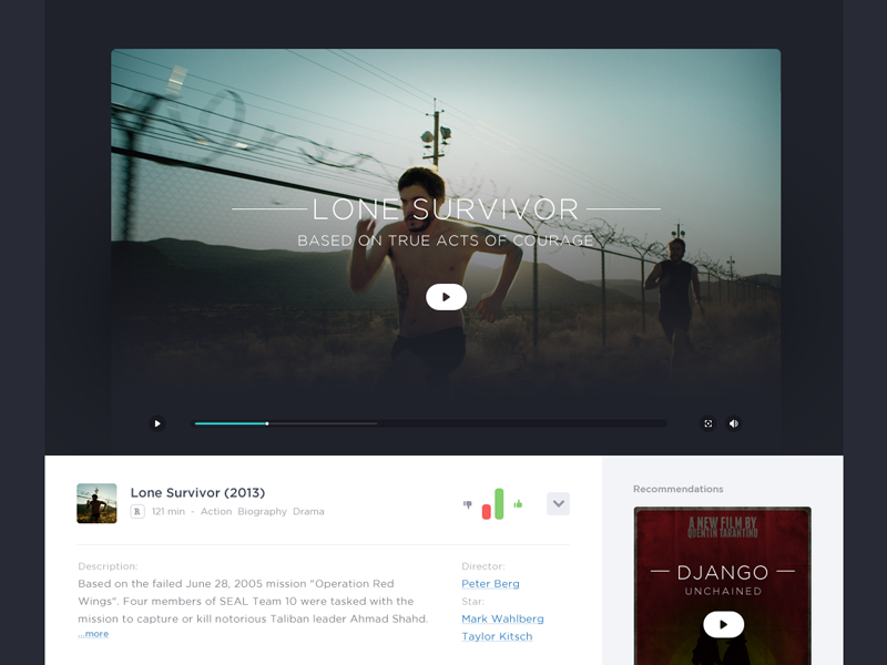 Movie Player By Lucas Kriebel On Dribbble