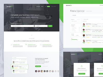 Company Services WIP by Lucas Kriebel on Dribbble