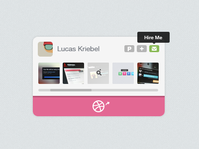 Mini-Dribbble UI