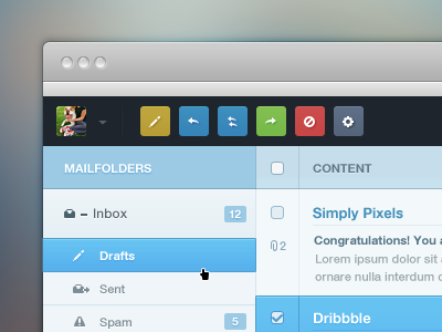 Webmail Concept