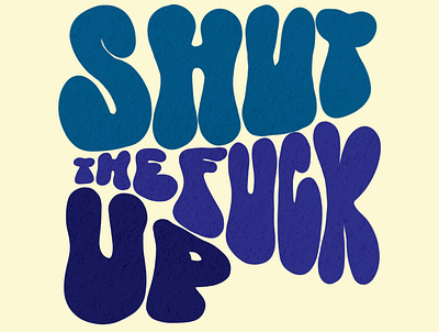 Stfu art branding design graphic design illustration illustrator logo minimal type typography