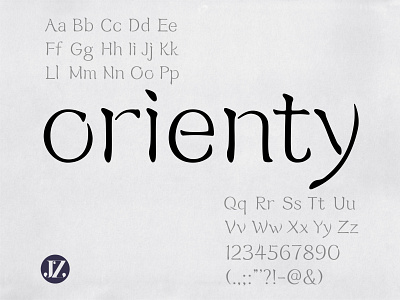 Typeface Design: Orienty