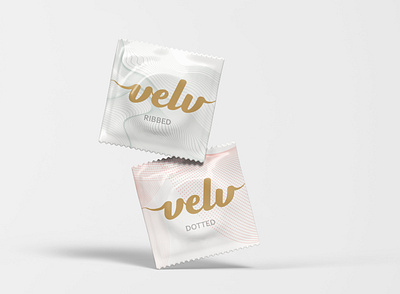 CONDOM BRANDING: Velv branding condom design logo minimal mock up packaging packagingdesign