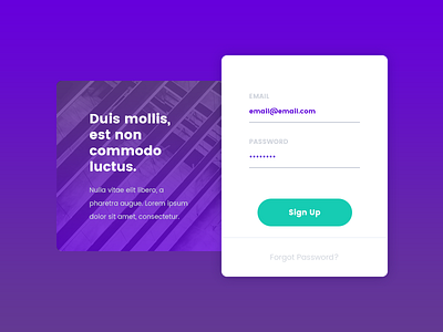 Daily UI: #001 Sign Up clean daily daily ui interface minimal recent rounded corners sign up typography ui user