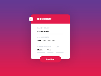 Daily UI: #002 Checkout checkout clean daily daily ui interface minimal recent rounded corners typography ui user