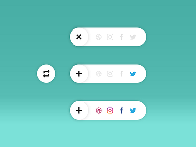 Daily UI: #010 Social Share Button/Icon