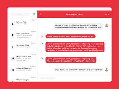 Daily UI: #013 Direct Messaging clean daily daily ui dailyui direct interface messaging recent ui user user interface