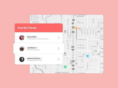 Daily UI: #020 Location Tracker clean daily daily ui dailyui interface location recent tracker ui user user interface