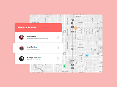 Daily UI: #020 Location Tracker