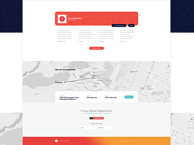 Daily UI: #028/#029 Contact Us and Map