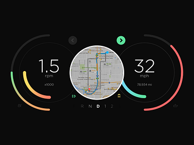 Daily UI: #034 Car Interface