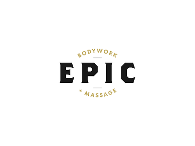 Epic Bodywork & Massage | Logo Comps bodywork brand branding epic logo massage