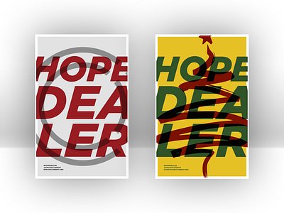 Hope Dealer icons poster poster art poster design posters print prints typography