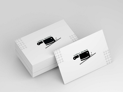 Laidlers Butchery 1 adobe illustrator black white branding card design illustraion logo logo design mokeup vector