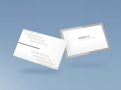 rankork adobe photoshop business card card art card design design simple design