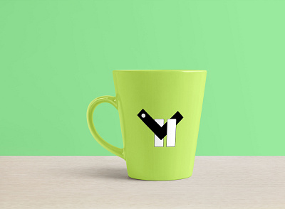 Logo on a mug branding logo dessign logotype mockups mugs vector