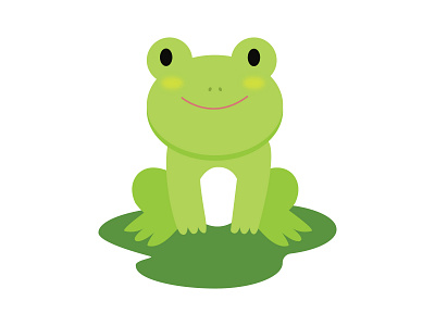 Frog vector adobe illustrator design frog frog prince green vector water