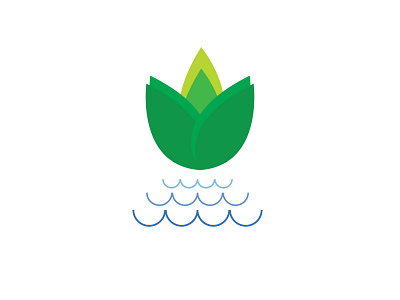 Green Lily Illustration adobe illustrator branding graphic design illustration logo logo design vector