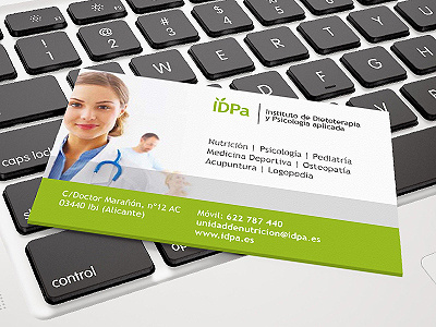 Tarjeta corporativa IDPa brand design