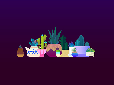 Plants 1 cactus cactus illustration illustration plants vector