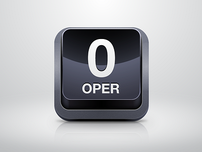 Operator Icon button icon ios phone zero