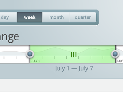Date Range Selector app date interface ui web