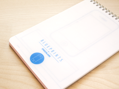 Blueprints enderlabs iphone mockup notebook print vellum