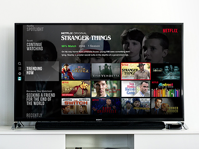 Less Clicking, More Binging app browse movies netflix streaming tv ui ux