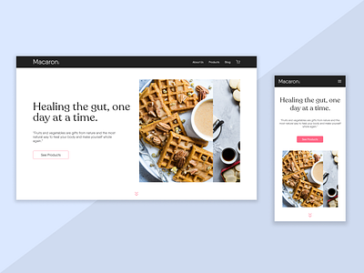 Macaroni - Gluten-Free Food UI/UX Design