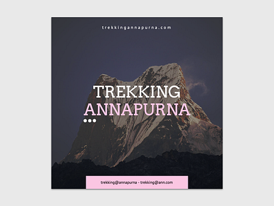 Design for a company of trekking and adventures design