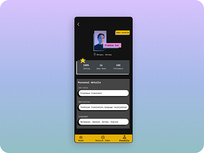 Daily UI - User Profile