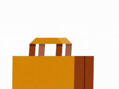 Smart Bagging animation illustration motion graphics vector