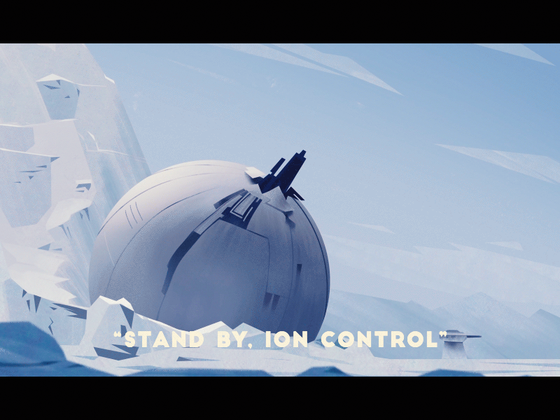 Ion Canon empirestrikeback hoth illustration ioncanon landscape starwars