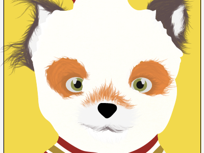 Fantastic Mr Fox Print fantastic mrfox fox illustration vector wes anderson