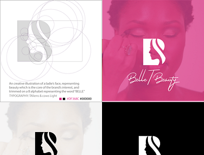 Belle T Beauty Logo Design
