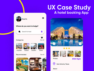 UX Case Study: A hotel booking app