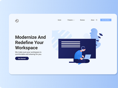 Website landing Page