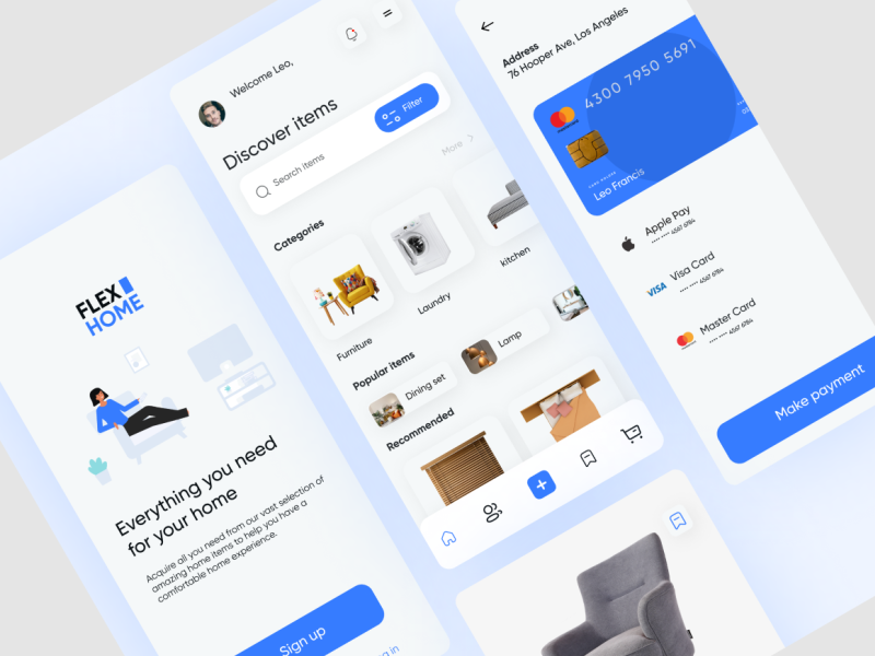 Flexhome App Ui Design By Emeka Chidiebube Daniel On Dribbble