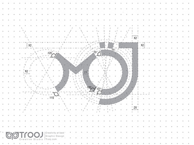 Logo MÖJ branding design graphic design icon logo typography