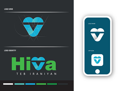 Hiva Teb Iraniyan branding design graphic design logo typography