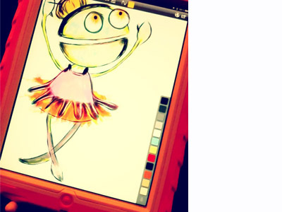 buns & tutu's on robot's instagram ipad2 sketch club stylus