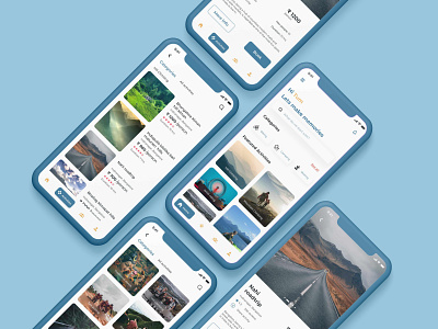 Travel app design